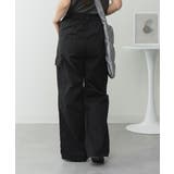 ツイルワイドカーゴパンツ レディース 大きいサイズ | JungleJalopy | 詳細画像5 