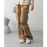 ツイルワイドカーゴパンツ レディース 大きいサイズ | JungleJalopy | 詳細画像11 