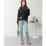 オープンショルダーロングスリーブTシャツ レディース 大きいサイズ | JungleJalopy | 詳細画像3 