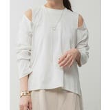 オープンショルダーロングスリーブTシャツ レディース 大きいサイズ | JungleJalopy | 詳細画像7 