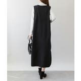 ミニ裏毛Vネックロングスウェットベスト 大きいサイズ レディース | JungleJalopy | 詳細画像10