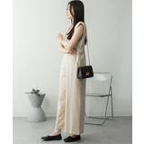 ミニ裏毛ディープVネックコットンジャンプスーツ レディース 大きいサイズ | JungleJalopy | 詳細画像12