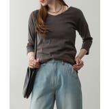 Vネック七分袖 プルオーバー トップス | JungleJalopy | 詳細画像14