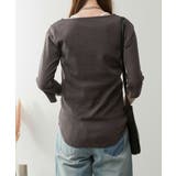 Vネック七分袖 プルオーバー トップス | JungleJalopy | 詳細画像15