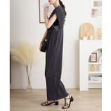 胸元レースアップギャザーオールインワン レディース | JungleJalopy | 詳細画像11