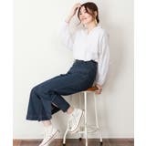 【M・L・LL・3L・4L】裾スリットデニムストレートパンツ | JungleJalopy | 詳細画像11