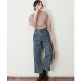 【M・L・LL・3L・4L】裾スリットデニムストレートパンツ | JungleJalopy | 詳細画像18