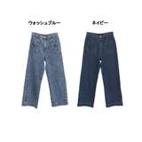 【M・L・LL・3L・4L】裾スリットデニムストレートパンツ | JungleJalopy | 詳細画像4