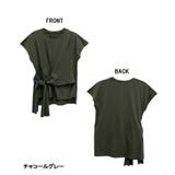 【M-L・LL-3L・4L-5L】前結びアシメTシャツ | JungleJalopy | 詳細画像6
