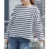 【M・L・LL】クルーネックドルマンスリーブボーダーTシャツ | JungleJalopy | 詳細画像13