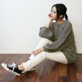 バルーン袖ゆるニット セーター 大きいサイズ | JungleJalopy | 詳細画像12
