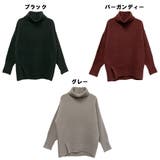 【M-L・LL-3L】オフネックサイドスリットセーター | JungleJalopy | 詳細画像16