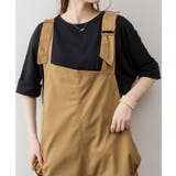 【M-L・LL-3L・4L-5L】アシメサスペンダーサロペットパンツ | JungleJalopy | 詳細画像14
