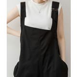 【M-L・LL-3L・4L-5L】アシメサスペンダーサロペットパンツ | JungleJalopy | 詳細画像6