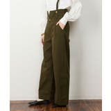 【M・L・LL・3L・4L】サスペンダー付きハイウェストツイルパンツ | JungleJalopy | 詳細画像16