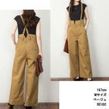 【M・L・LL・3L・4L】サスペンダー付きハイウェストツイルパンツ | JungleJalopy | 詳細画像3