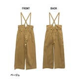 【M・L・LL・3L・4L】サスペンダー付きハイウェストツイルパンツ | JungleJalopy | 詳細画像6