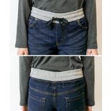 ウエストリブデニムパンツ デニムカーゴジョガーパンツ ストレッチ | JungleJalopy | 詳細画像7