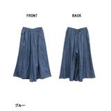 【M・LL・L・4L・3L】デニムキュロットガウチョパンツ | JungleJalopy | 詳細画像4