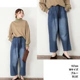 【M・LL・L・4L・3L】前バックルバルーンデニムパンツ | JungleJalopy | 詳細画像2