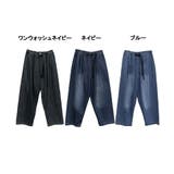 【M・LL・L・4L・3L】前バックルバルーンデニムパンツ | JungleJalopy | 詳細画像5