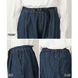【M・LL・L・4L・3L】前バックルバルーンデニムパンツ | JungleJalopy | 詳細画像7