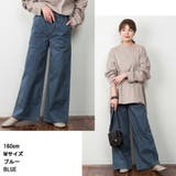 【M・LL・L・4L・3L】ウエストゴムストレッチデニムベイカーパンツ | JungleJalopy | 詳細画像4