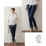【M・L・LL・3L・4L】ストレッチデニム裾スリットスリムパンツ | JungleJalopy | 詳細画像2