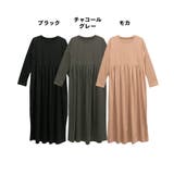 【M-L・LL-3L・4L-5L】ウエストギャザーフレアワンピース | JungleJalopy | 詳細画像18
