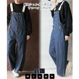 【4L・3L・LL・L・M】配色ショルダーデニムサロペットパンツ | JungleJalopy | 詳細画像20