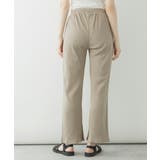 裾スリットストレートカットパンツ レディース 大きいサイズ | JungleJalopy | 詳細画像7