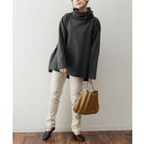 【M-L・LL-3L・4L-5L】ワイドハイネックスムースプルオーバー | JungleJalopy | 詳細画像14 