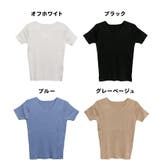 【M-L・LL-3L・4L-5L】Vネックハーフスリーブサマーニット | JungleJalopy | 詳細画像4