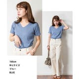 【M-L・LL-3L・4L-5L】Vネックハーフスリーブサマーニット | JungleJalopy | 詳細画像7