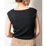 【M-L・LL-3L・4L-5L】ボートネックフレンチスリーブサマーニット | JungleJalopy | 詳細画像11 