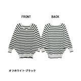 【M-L・LL-3L・4L-5L】Vネックボーダードルマンニット | JungleJalopy | 詳細画像10