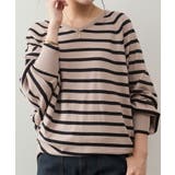 【M-L・LL-3L・4L-5L】Vネックボーダードルマンニット | JungleJalopy | 詳細画像14