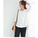【M-L・LL-3L・4L-5L】脇タックVネック長袖カットソー | JungleJalopy | 詳細画像7