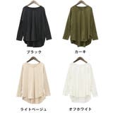 【M-L・LL-3L・4L-5L】脇タックVネック長袖カットソー | JungleJalopy | 詳細画像20