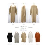 【M-L・LL-3L・4L-5L】Vネックニットワンピース | JungleJalopy | 詳細画像18