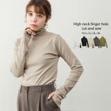 【M・LL・L・4L・3L】ハイネック指穴カットソー | JungleJalopy | 詳細画像1 