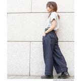 6 5ozライトオンスデニムワイドパンツ ライトオンス | JungleJalopy | 詳細画像4