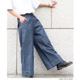 6 5ozライトオンスデニムワイドパンツ ライトオンス | JungleJalopy | 詳細画像9