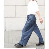 6 5ozライトオンスデニムワイドパンツ ライトオンス | JungleJalopy | 詳細画像12