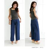 ウエストタックハイウエストワイドデニムパンツ デニム パンツ | JungleJalopy | 詳細画像9