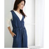 【M・L・LL・3L・4L】デニムVネックコンビネゾン | JungleJalopy | 詳細画像2