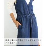 【M・L・LL・3L・4L】デニムVネックコンビネゾン | JungleJalopy | 詳細画像8