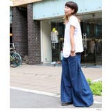 デニムバギーパンツ ゆったりだけどお洒落なワイドデニム デニム | JungleJalopy | 詳細画像15