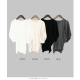 【M-L・LL-3L・4L-5L】ギャザー袖ドルマンカットソー | JungleJalopy | 詳細画像20 