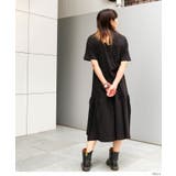 【M-L・LL-3L・4L-5L】着るだけでお洒落 裾ティアードワンピース | JungleJalopy | 詳細画像4